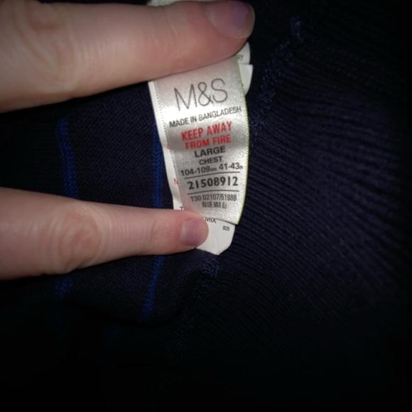 ** MENS STRIPED SWEATER ** - Picture 3 of 4